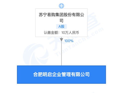 蘇寧全資設(shè)立合肥明啟企業(yè)管理公司，深化企業(yè)服務(wù)布局